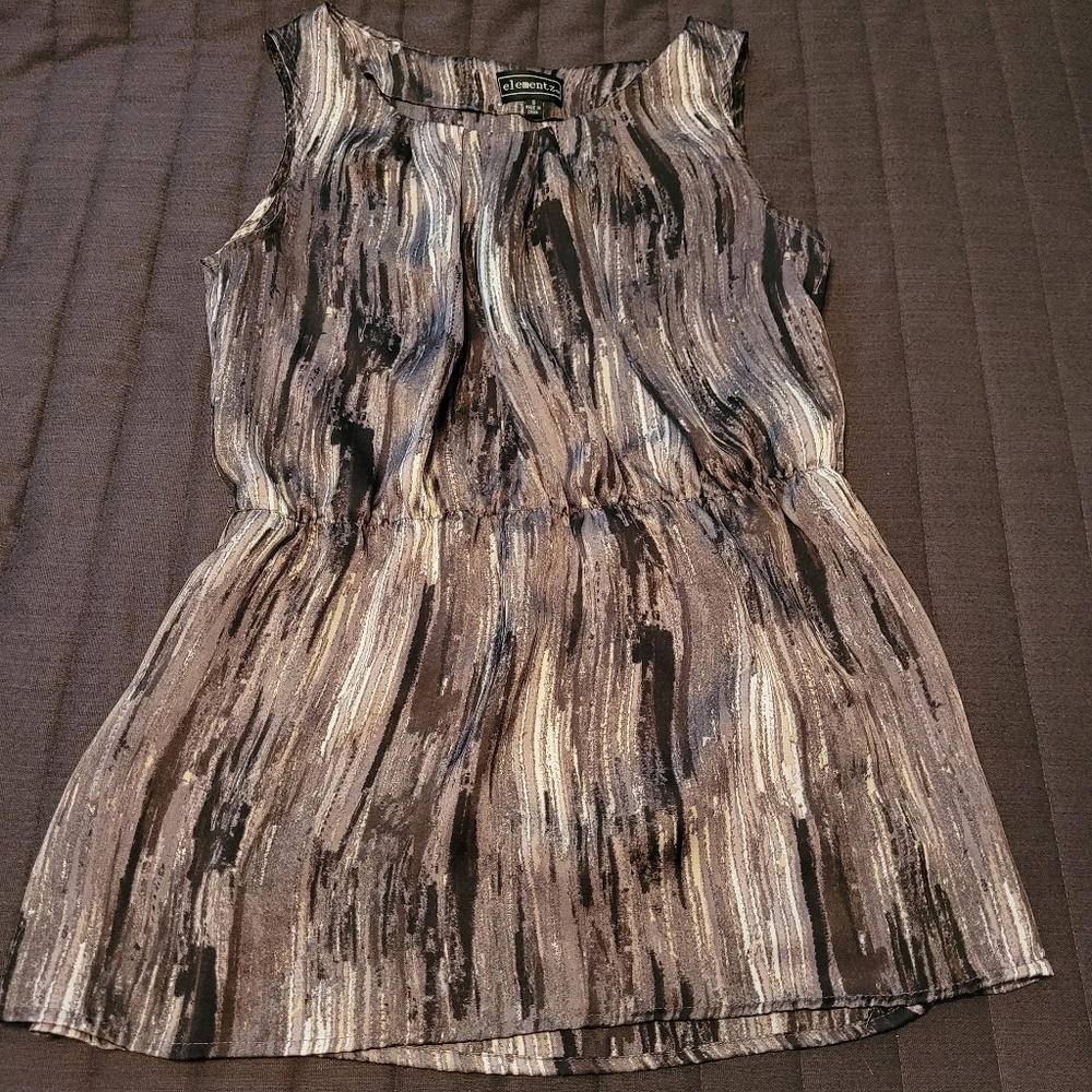 Elementz sleeveless tunic top